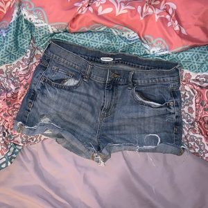 old navy boyfriend denim shorts